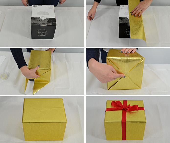 How To Gift Wrap Rectangular Presents FMAG Smile