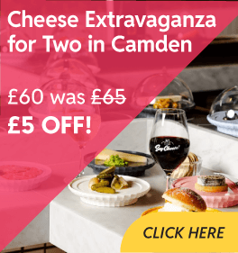 Cheese Extravaganza for Two in Camden - It�s Like Yo Sushi, but for Cheese! Cheese Extravaganza for Two in Camden - It�s Like Yo Sushi, but for Cheese!