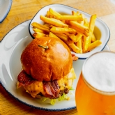 Thumbnail 1 - Gourmet Burger Meal and a Craft Beer for Two