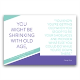 Thumbnail 3 - 50th Fun Age Quote Pocket Book - Older (Possibly Wiser)