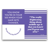 Thumbnail 5 - 50th Fun Age Quote Pocket Book - Older (Possibly Wiser)