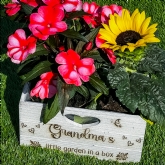 Thumbnail 1 - Personalised Engraved Wooden Planters