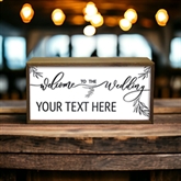 Thumbnail 3 - Personalised Welcome to the Wedding Light Box