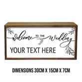 Thumbnail 4 - Personalised Welcome to the Wedding Light Box