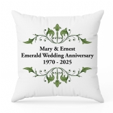 Thumbnail 5 - Personalised Emerald Anniversary Cushion