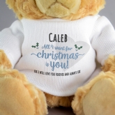 Thumbnail 3 - Personalised All I Want For Christmas Teddy Bear