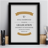 Thumbnail 6 - Personalised Graduation Certificate Prints