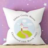 Thumbnail 1 - Personalised Girls Christening Cushion