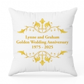 Thumbnail 5 - Personalised Golden Anniversary Cushion