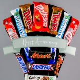 Thumbnail 7 - Happy Anniversary Mars Variety Chocolate Bouquet