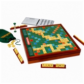 Thumbnail 2 - Prestige Scrabble with Rotating Turntable & Wooden Storage Box