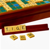 Thumbnail 5 - Prestige Scrabble with Rotating Turntable & Wooden Storage Box