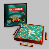 Thumbnail 1 - Prestige Scrabble with Rotating Turntable & Wooden Storage Box