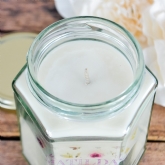 Thumbnail 2 - Sweet Pea Scented Jam Jar 50 Hr Burntime Candle 