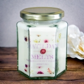 Thumbnail 4 - Sweet Pea Scented Jam Jar 50 Hr Burntime Candle 