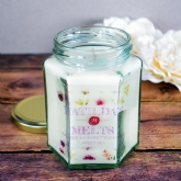 Thumbnail 5 - Sweet Pea Scented Jam Jar 50 Hr Burntime Candle 