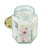 Thumbnail 7 - Sweet Pea Scented Jam Jar 50 Hr Burntime Candle 