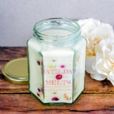 Thumbnail 5 - Plum, Rose & Patchouli Scented Jam Jar 50 Hr Burntime Candle 