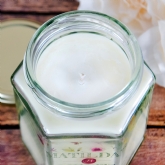 Thumbnail 2 - Lemon Verbena Scented Jam Jar 50 Hr Burntime Candle 