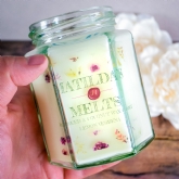 Thumbnail 3 - Lemon Verbena Scented Jam Jar 50 Hr Burntime Candle 