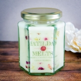 Thumbnail 4 - Lemon Verbena Scented Jam Jar 50 Hr Burntime Candle 