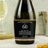 Thumbnail 2 - Personalised 60th Anniversary Bottle of Prosecco