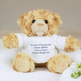 Thumbnail 1 - Personalised Teddy Bear In Cream Jumper