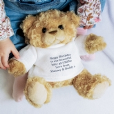 Thumbnail 2 - Personalised Teddy Bear In Cream Jumper