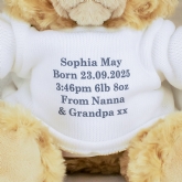 Thumbnail 3 - Personalised Teddy Bear In Cream Jumper