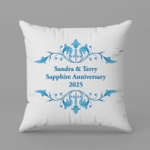 Thumbnail 4 - Personalised Sapphire Anniversary Cushion