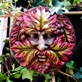 Thumbnail 3 - Green Man Garden Face Plaques