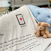 Thumbnail 2 - A Letter to Daddy Personalised Blanket