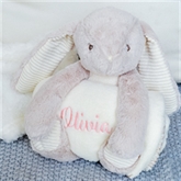 Thumbnail 1 - Personalised Bunny Baby Blanket