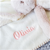 Thumbnail 3 - Personalised Bunny Baby Blanket