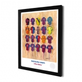 Thumbnail 10 - A3 Framed Football Shirt History Prints