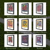 Thumbnail 2 - A3 Framed Football Shirt History Prints