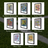 Thumbnail 6 - A3 Framed Football Shirt History Prints