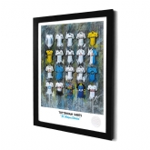 Thumbnail 9 - A3 Framed Football Shirt History Prints