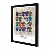 Thumbnail 3 - A3 Framed Rugby Shirt History Prints