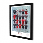 Thumbnail 4 - A3 Framed Rugby Shirt History Prints