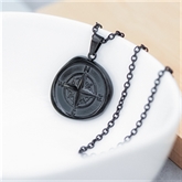 Thumbnail 10 - Personalised Men's Compass Amulet Necklaces