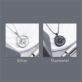 Thumbnail 2 - Personalised Men's Compass Amulet Necklaces