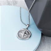 Thumbnail 5 - Personalised Men's Compass Amulet Necklaces