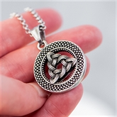 Thumbnail 5 - Personalised Men's Celtic Trinity Pendant Necklace