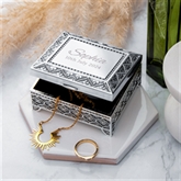 Thumbnail 1 - Personalised Miniature Mosaic Silver Trinket Box