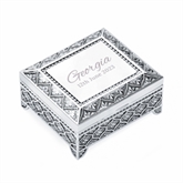 Thumbnail 5 - Personalised Miniature Mosaic Silver Trinket Box