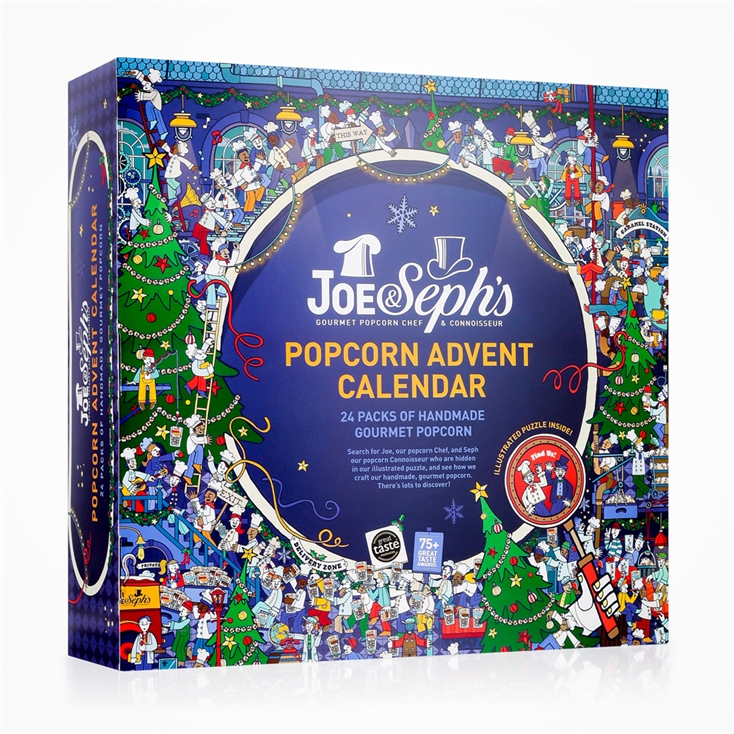 Joe & Seph's Where's Joe Popcorn Advent Calendar Find Me A Gift