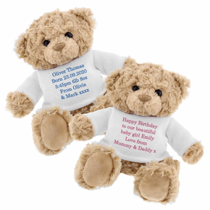 custom made teddy bear with voice message
