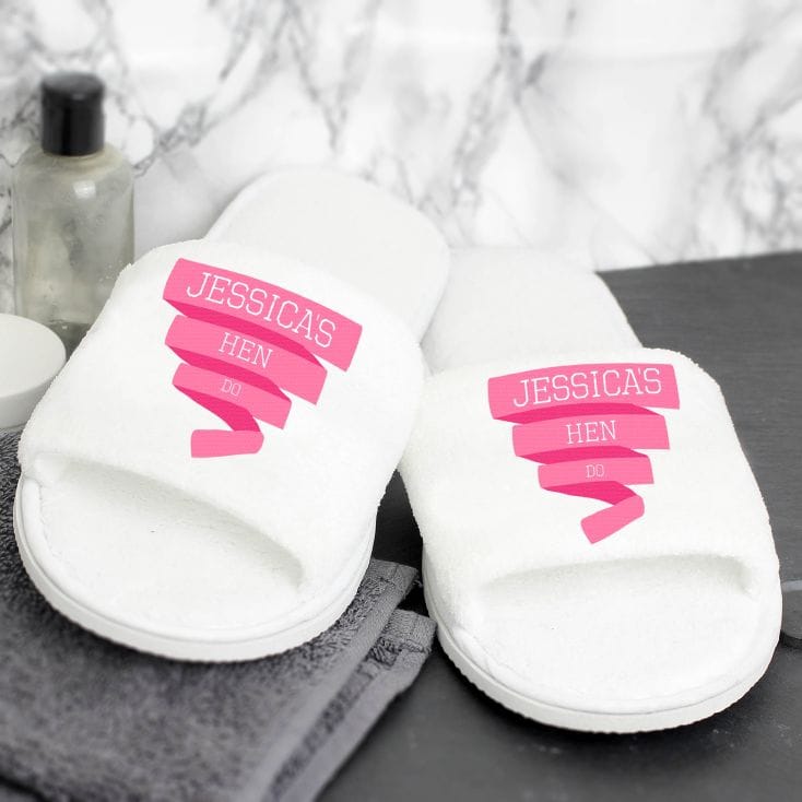 personalised slippers womens