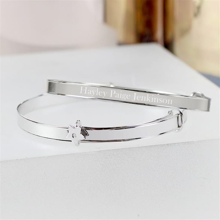 Silver Expanding Bracelet 